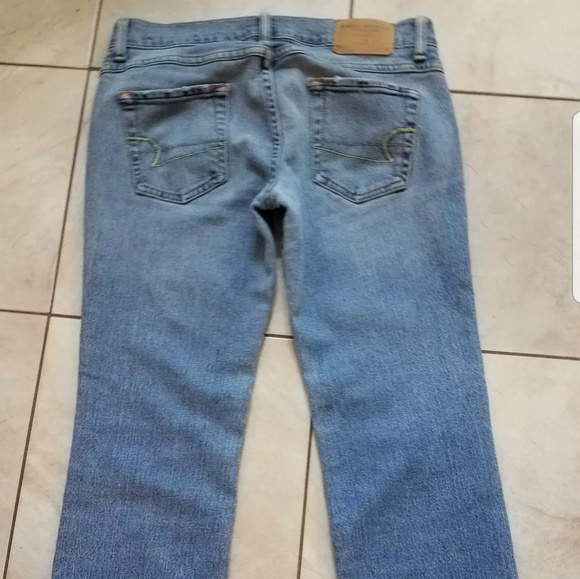 🔥 American Eagle Capri Cropped Jeans 4 - Picture 2 of 8